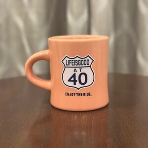 Life is Good At 40 Enjoy the Ride Mug